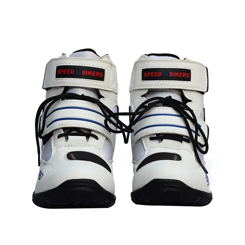 Мотоциклетные ботинки Pro из микрофибры кожаные Нескользящие для езды на