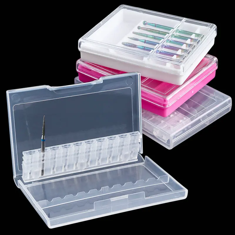 Мини-дрель для дизайна ногтей с 7 отверстиями ящик хранения сверл электрическая