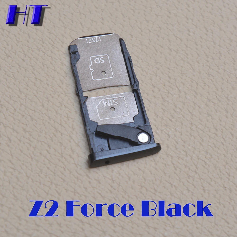 10 шт./лот новый лоток для SIM-карты + Micro SD-карты Motorola Moto Z2 Force Z3 play |