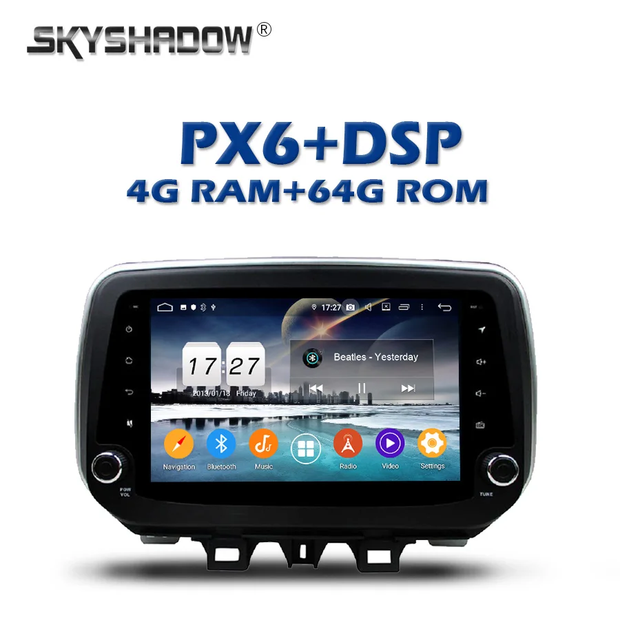 PX6 автомобильный DVD плеер DSP IPS Android 10 0 64G + 4 аппарат не привязан к оператору сотовой