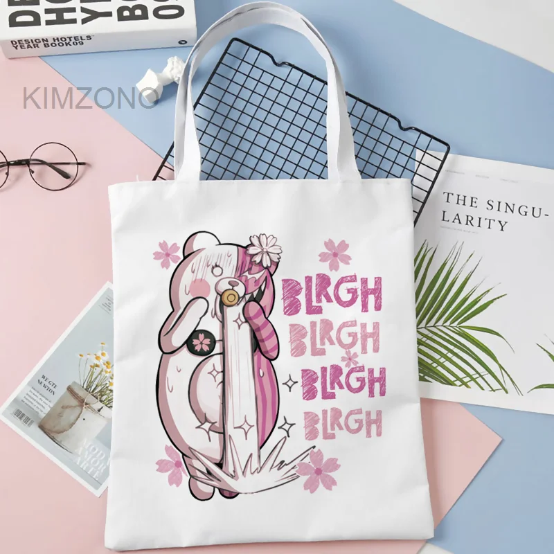 

Danganronpa shopping bag tote shopping shopper reusable eco bolso bag bolsas reutilizables sac cabas woven sac tissu