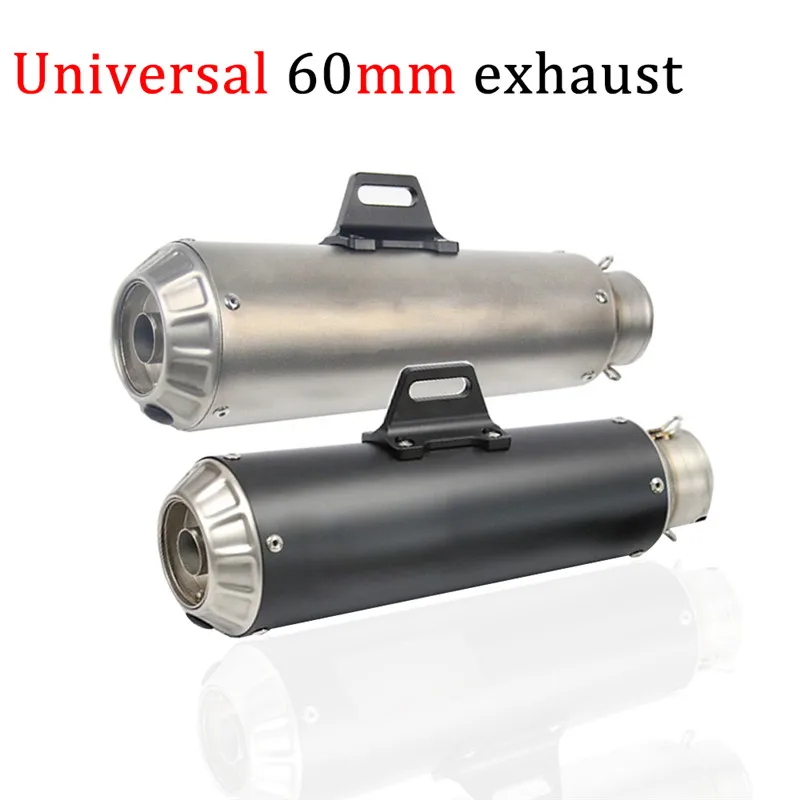Универсальный 60 мм модифицированный глушитель для мотоцикла R6 ZX6R 10R K7K8 Z750 Z800 Z1000 R1