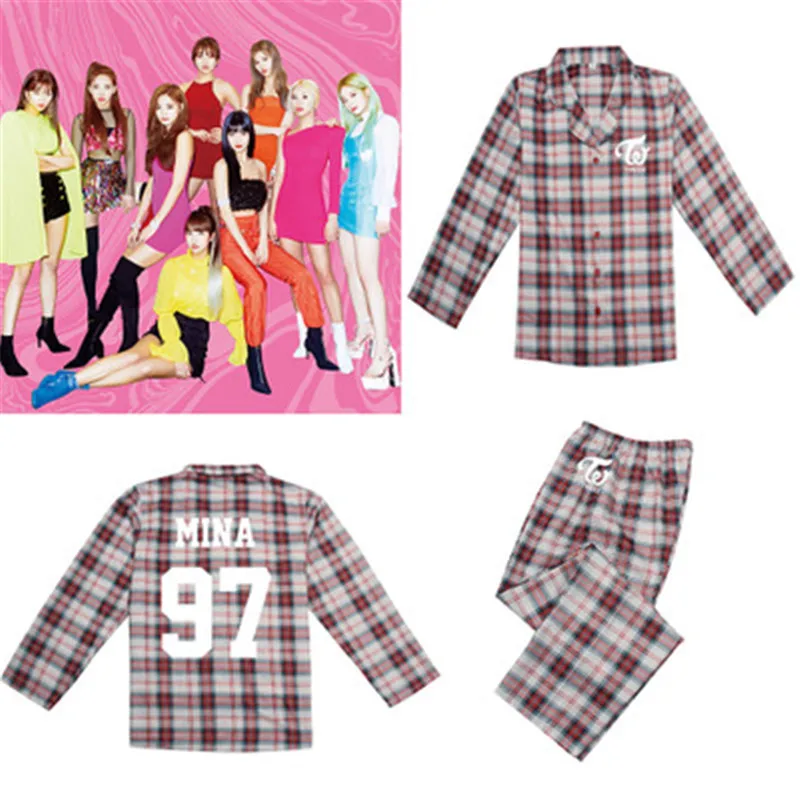 KPOP дважды JISOO Роза Дженни Лиза одежда комплект из двух предметов рубашка костюм