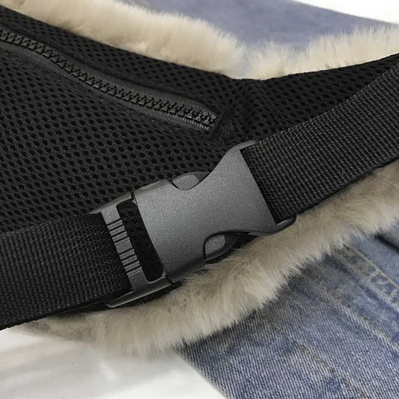 Faux Fur Fanny Pack Women Plush Waist Bag Men Winter Bum Female Travel Hip Coins Phone Pouch Casual Chest |