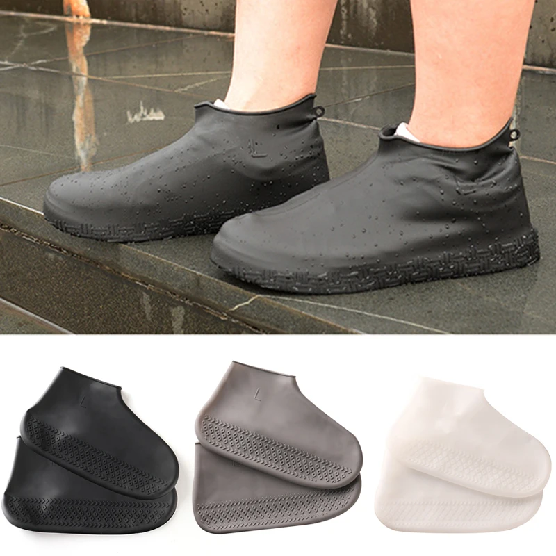 

Boots Waterproof Shoe Cover Silicone Material Unisex Shoes Protectors Rain Boots for Indoor Outdoor Rainy Days Reusable