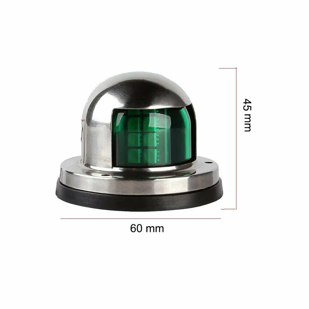 1 пара светодиодные лампы для лодки морской яхты понтон 12V Нержавеющая сталь LED