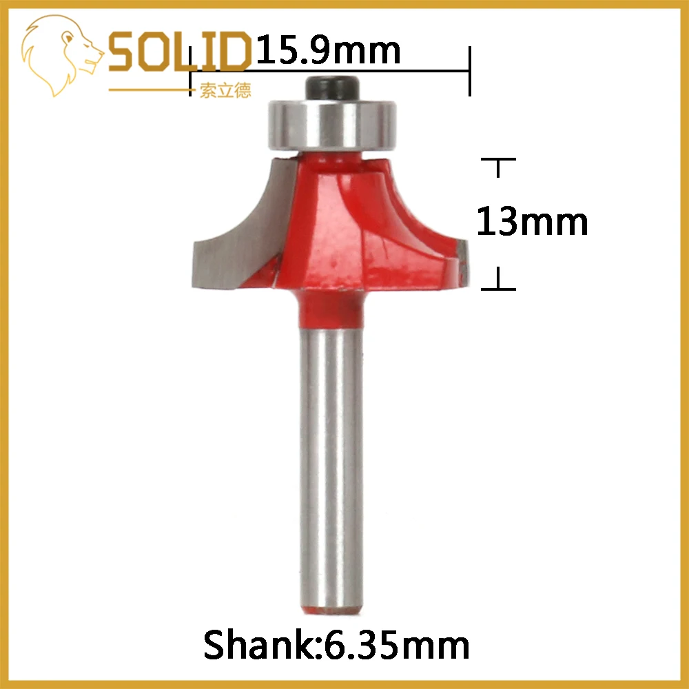 Фреза с хвостовиком 1/4 дюйма сверло для деревообработки Фрезерный резак дерева