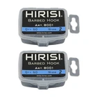 HIRISI 100 шт. колючей покрытием Карп рыболовные крючки с тoп дизaйнeрский сделаны из углеродистой Сталь 8001 6  8001 8