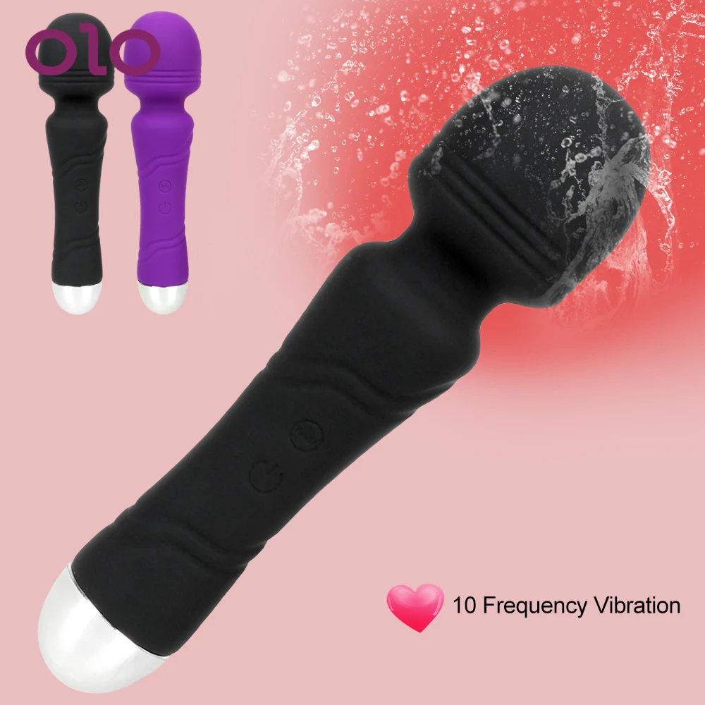OLO 10 Частота AV палка сильный вибратор волшебная палочка женская мастурбация