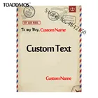 TOADDMOS письмо моей дочериМальчикиженакто-то экспресс любовь одеяло пользовательские теплые плюшевые пледы одеяло для детей и взрослых
