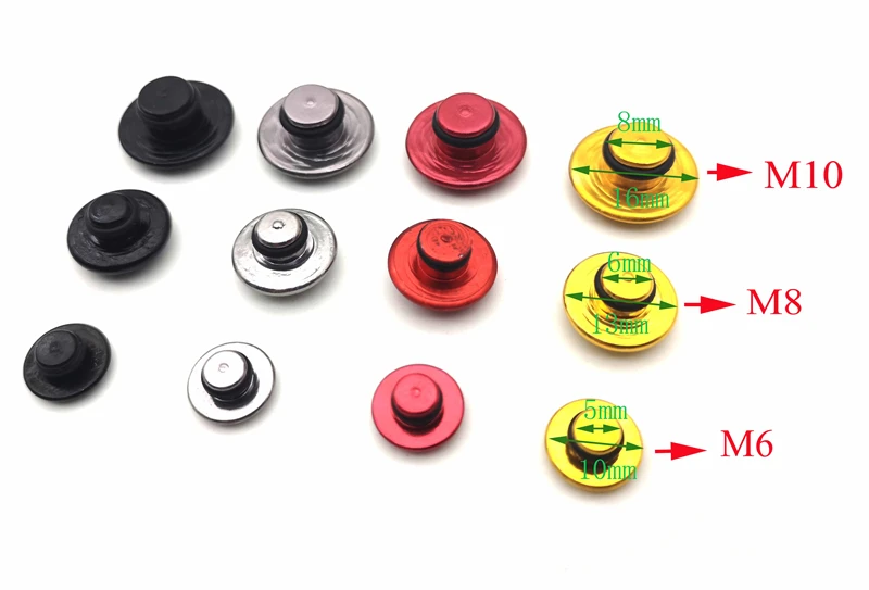 Универсальный колпачок гайки с шестигранной головкой для Kawasaki Suzuki BMW Honda KTM Aprilia M8 8