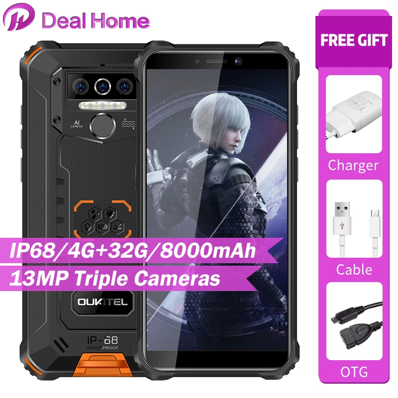 Смартфон Oukitel WP5 4+32ГБ | Мобильные телефоны и аксессуары