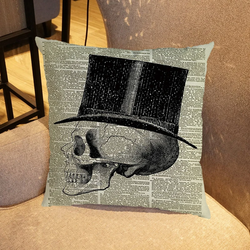 Чехол для Хэллоуина модель украшения дома накидка на талию чехол дивана льняная