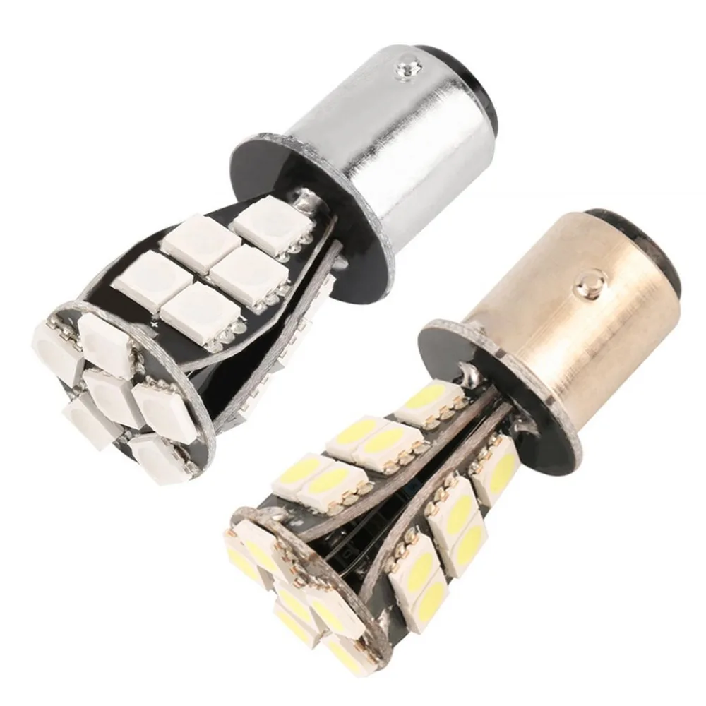 Комплект из 2 предметов Автомобильные фары парковка лампы 1156 BA15S 21W SMD 5050 Янтарный/белый CANBUS OBC без ошибок автомобиля светодиодный светильник лампы 12V
