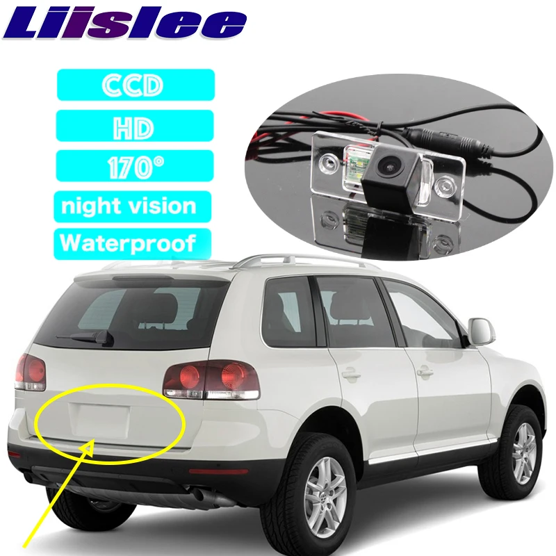 Для Volkswagen VW Touareg Высококачественная Автомобильная камера заднего вида для PAL / NTSC |