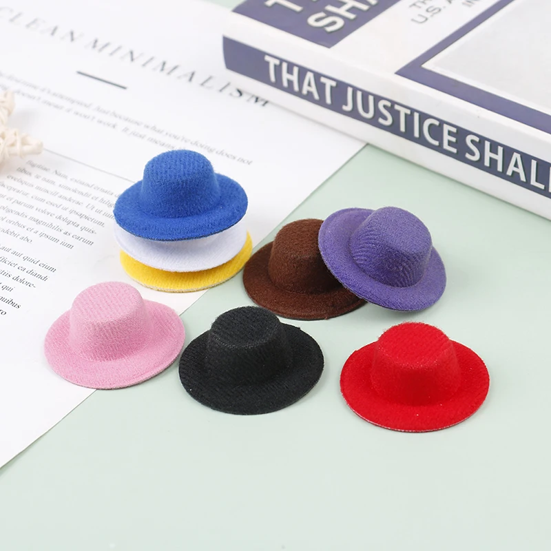 

Dollhouse Miniature Hat Magic Hat Gentleman Hat Headwear Accessories Doll Decor