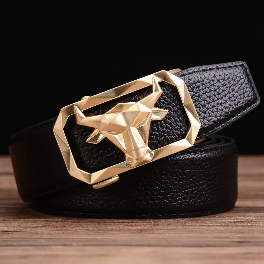 

Silicone Eco Belt Automatic Buckle Strap Male Waistband Width:3.5cm Length:110-125cm Gold\Silver\Dark Gray