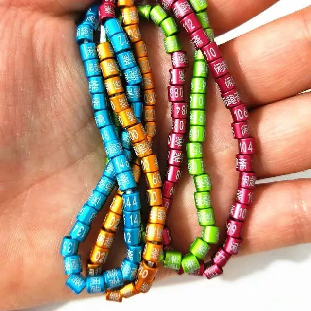 100 шт. алюминиевое кольцо для птиц Канарские влюбленными птицами на burgerigar ленты