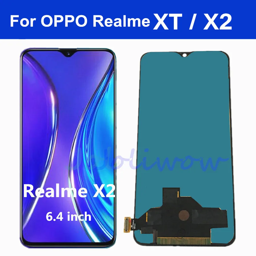 6 4 &quotТонкий Высококачественный защитный чехол для OPPO Realme X2 ЖК-дисплей RMX1991