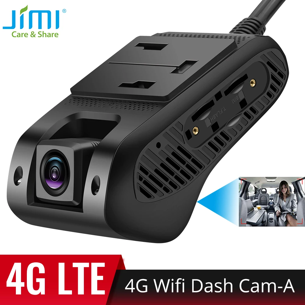 JIMI 4G Wi Fi видеорегистратор JC400P GPS отслеживание с 2 видеорегистраторами в реальном