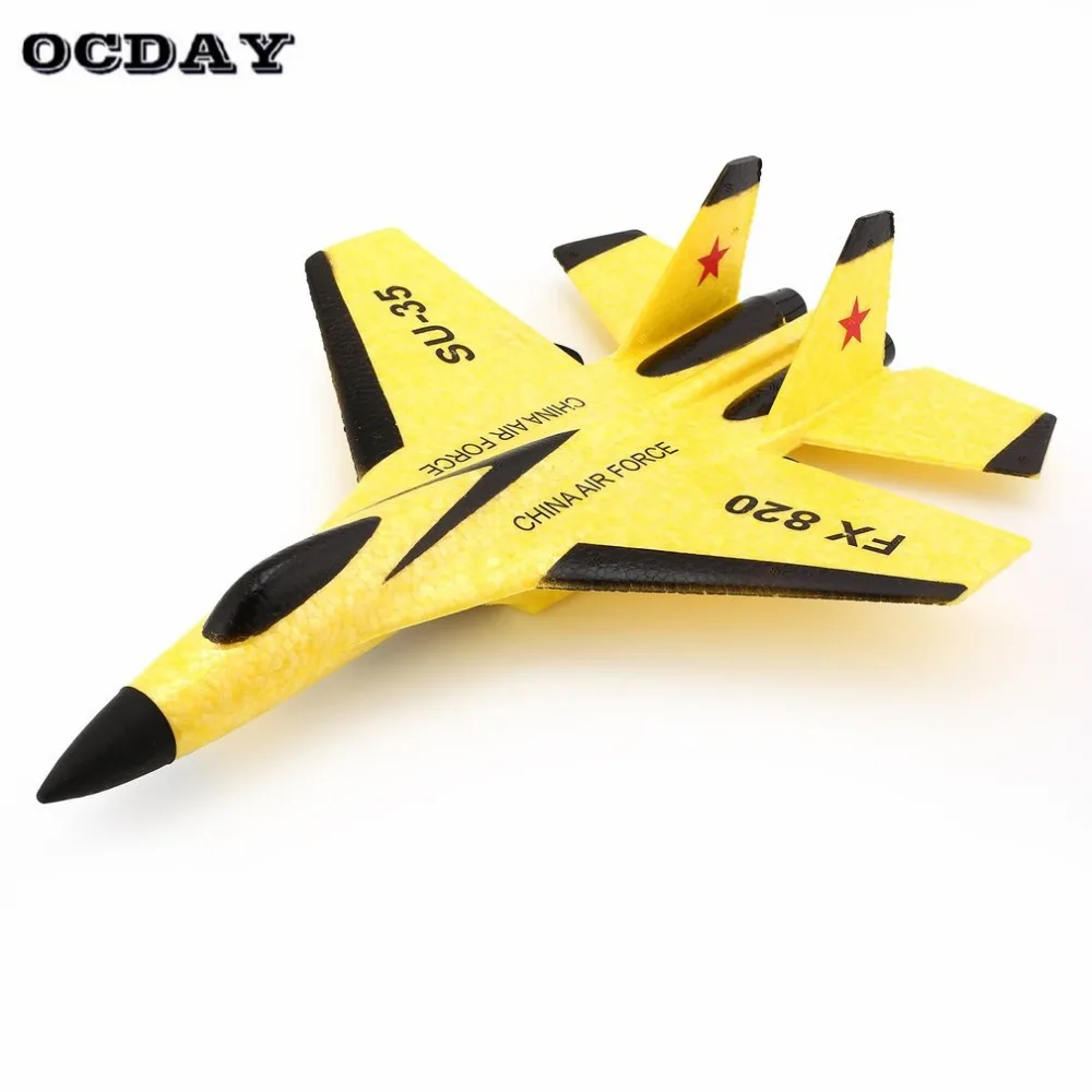 OCDAY супер крутой RC Fixed Wing Дрон FX-820 2 4G пульт дистанционного управления летательный