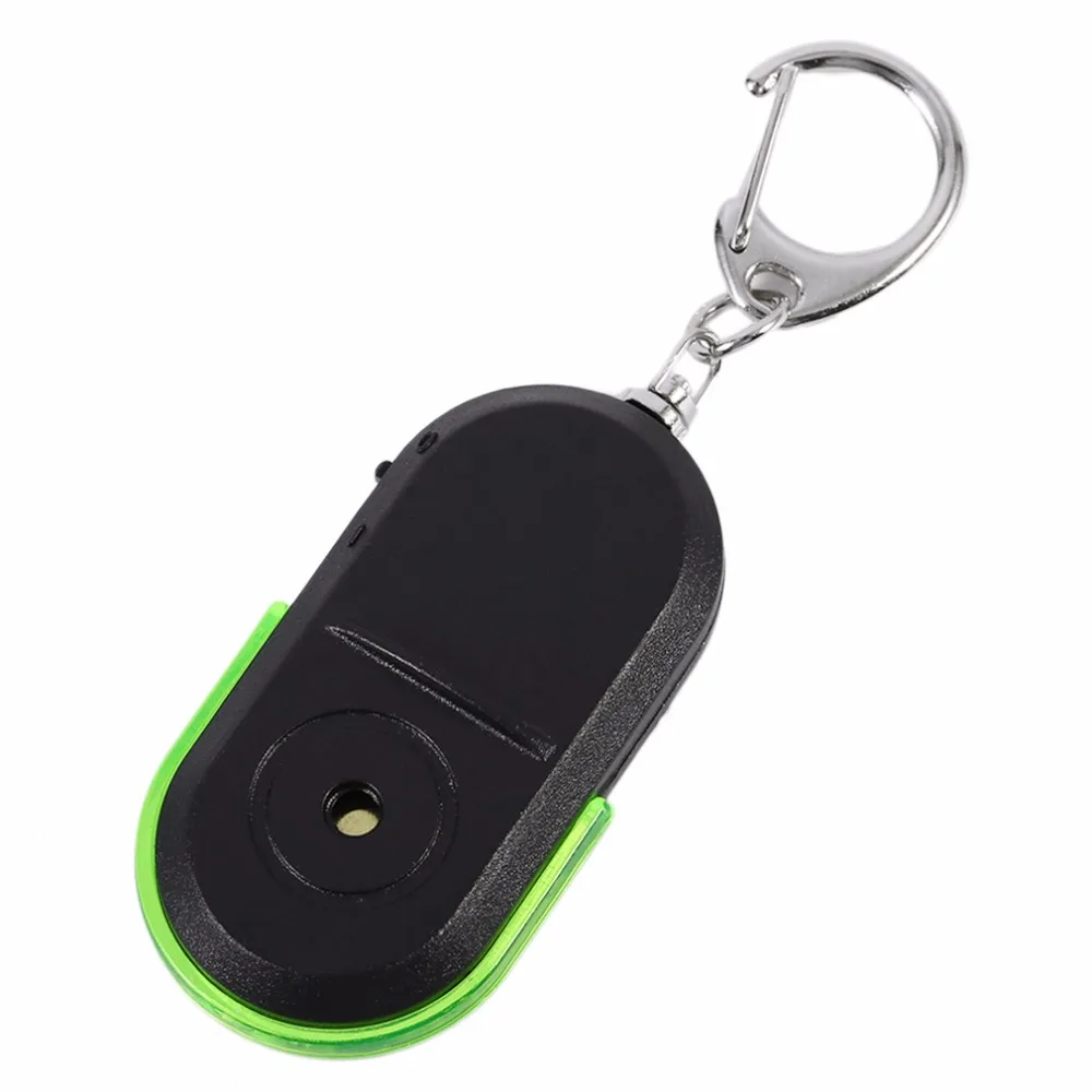 Anti-Lost Alarm Key Finder Locator Keychain Whistle Sound With LED Light Mini Anti Lost Key Finder Sensor