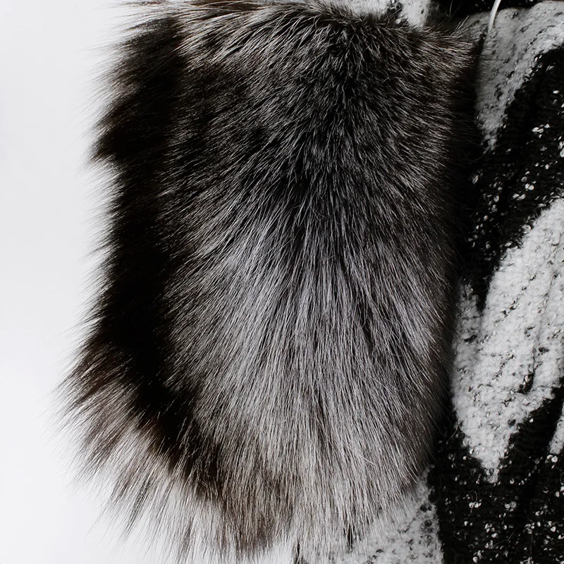 2021 Winter New Fur Coat Fox Festival Furry Placket, Rex Rabbit Liner, Overcoming Female Long Style