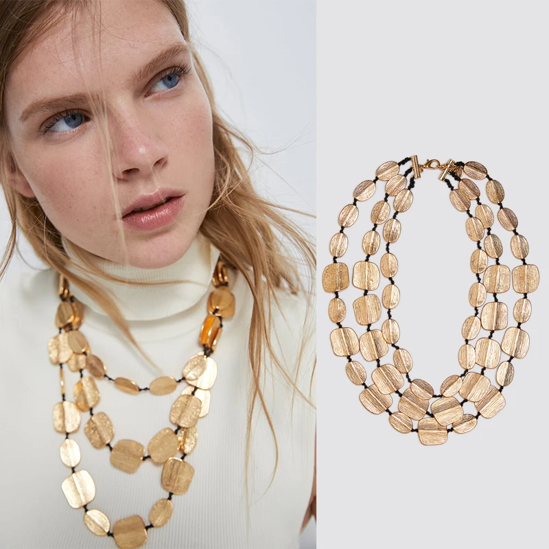 Новое ожерелье из ракушек 2020 летнее богемное и камней модное Золотое