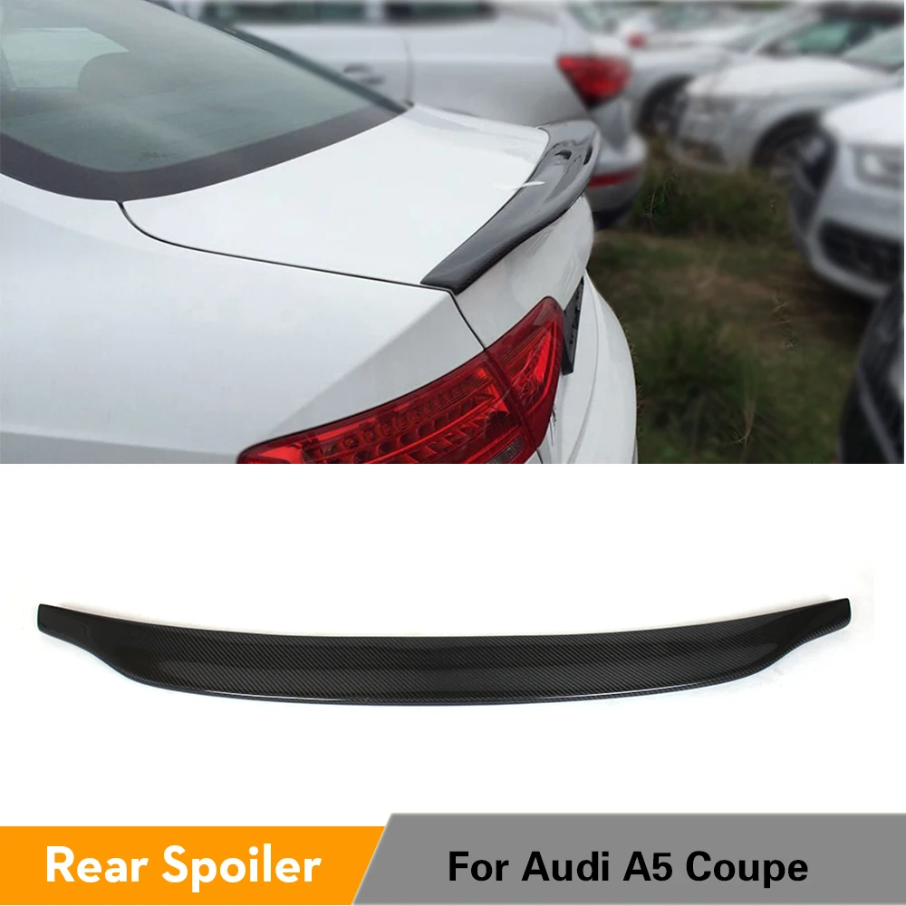 Задний спойлер из углеродного волокна для багажника для Audi A5 Coupe 2Door 2008- Quattro standard