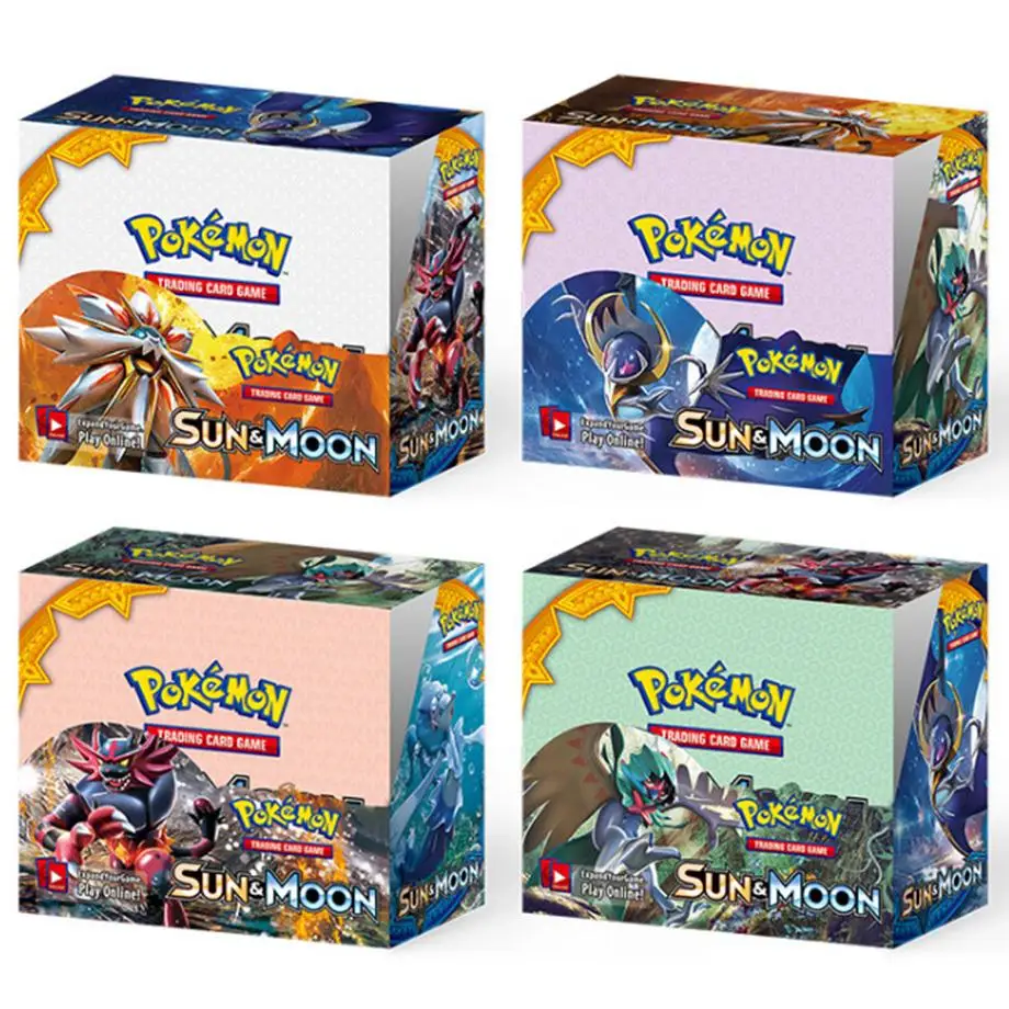 

324pcs Pokemon card TCG: Sun & Moon Unified Minds Trading Card Game A Box of 36 Bags Collection