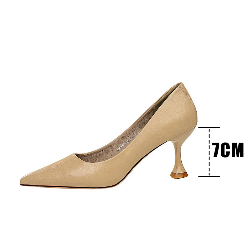 

2020 Women Pumps High Heels Shoes Slip-On Shallow Pointed Toe Pump Female Stiletto Pump Heels for Autumn Wedding Party Dress