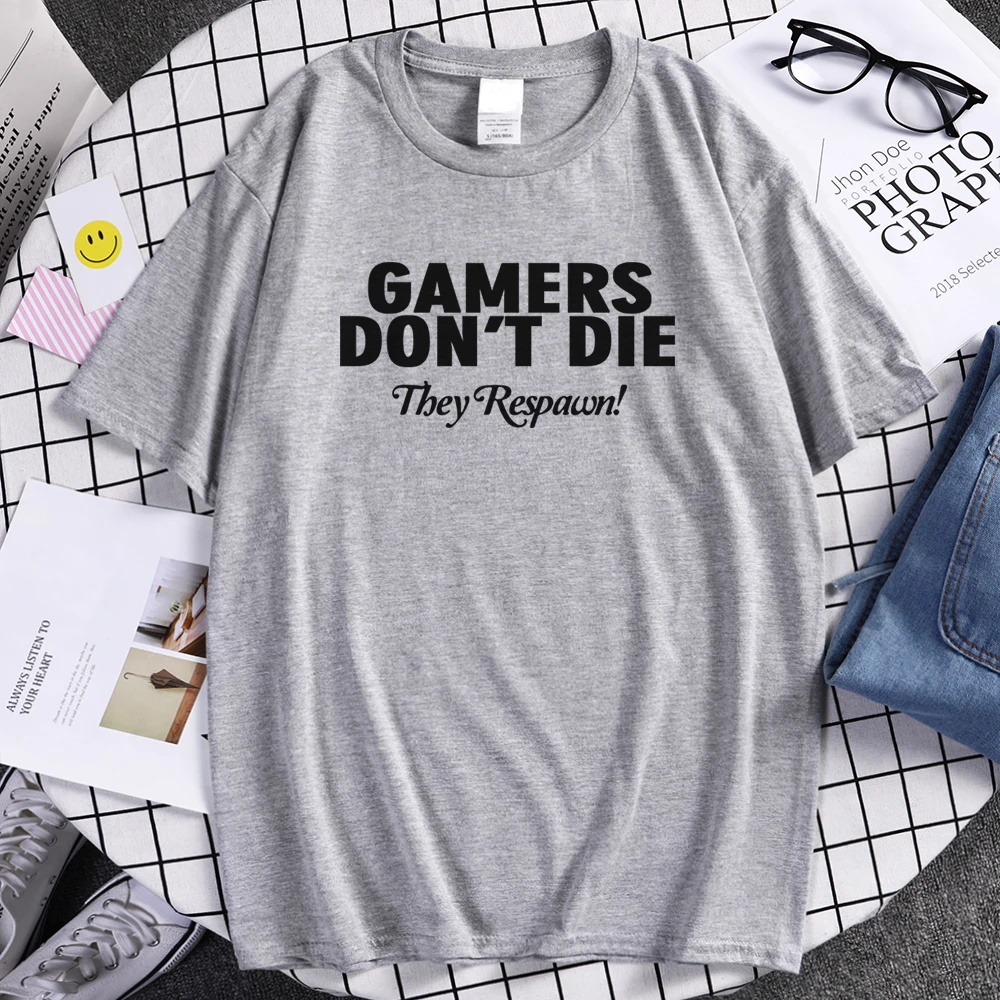 Футболка с принтом Don't DIE из 100% хлопка повседневные мужские футболки высокого