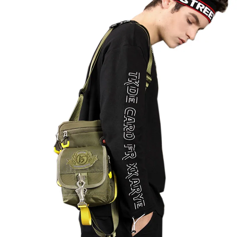 Мужская нейлоновая сумка с заниженной талией модная поясная для верховой езды