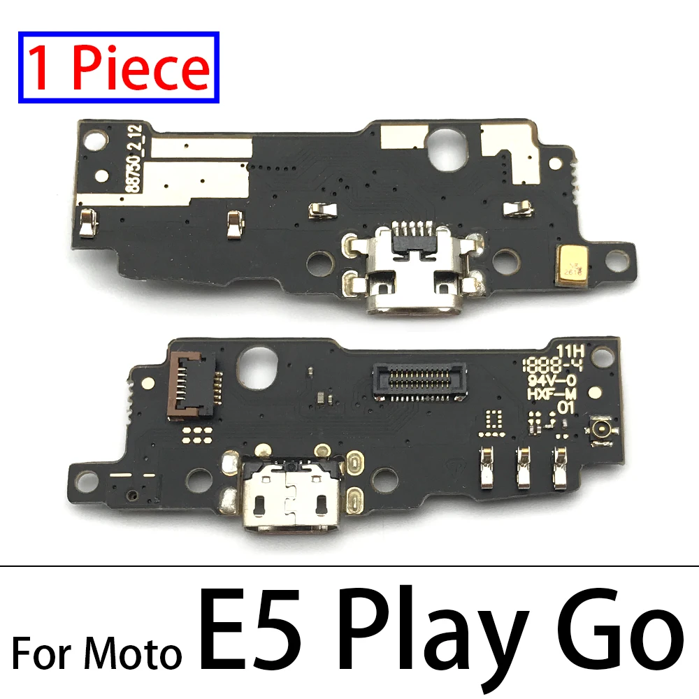 10 шт./лот USB-порт для зарядки гибкий кабель-соединитель Motorola Moto E4 E4T E6 E7 Plus E5 Play Go E6s