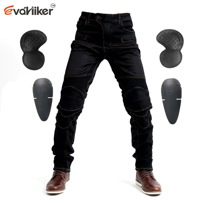 Новинка 719 черные дышащие сетчатые джинсы мужские мотоциклетные защитные брюки