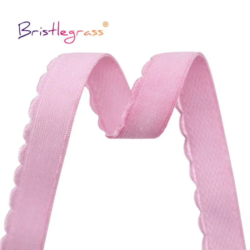 BRISTLEGRASS 2 5 10 ярдов 1/2 &quot13 мм блестящий нейлон плюшевые бюстгальтер ремешок