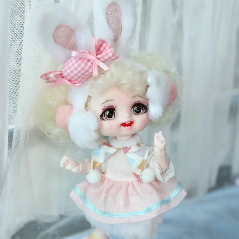 Xiaomi Youpin De Bisheng 8-точечный кукла bjd16cm милые совместное жира тела может быть изменен
