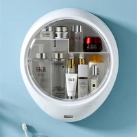 wall mounted dressing table bathroom waterproof storage box basin punch free for bathroom cabinet shelf dressing table e12170