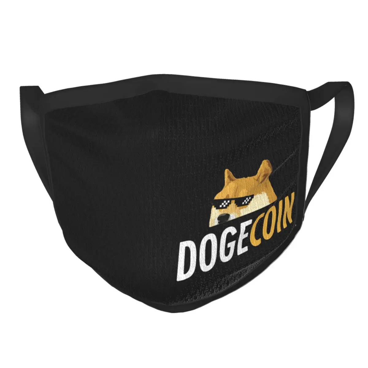 

Dogecoin Doge Reusable Face Mask Bitcoin Wallstreetbets GME Stonks Trader Meme Mask Protection Cover Respirator Mouth Muffle