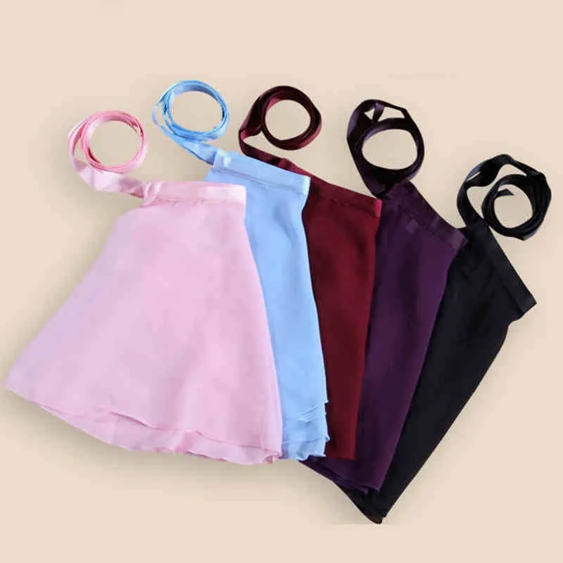 

Dance Wear Girls Leotard Ballet Dancing Skirt Ballet Dance Skirt Adult Children High Quality Chiffon Pure Color Practice