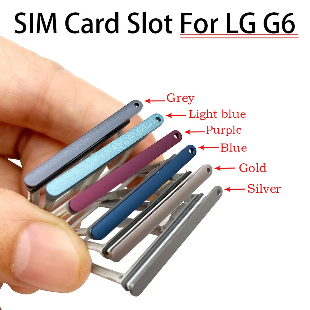 Оригинальный новый держатель слота для SIM карты LG G6 US997 VS988 запасные части|Шлейфы