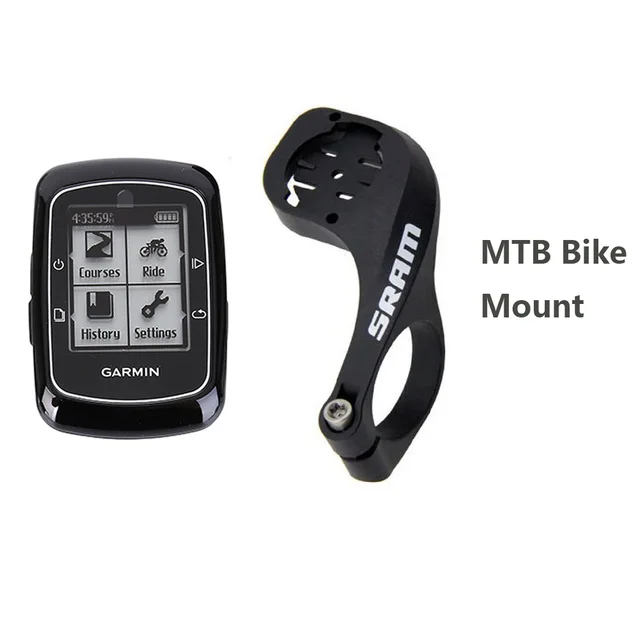 GPS w MTB Mount Garmin Edge 200 велосипедный компьютер велосипедный тренажер gps Карманный приемник беспроводной, установка/четверть оборота/коробка/sc - Цвет: GPS w MTB Mount