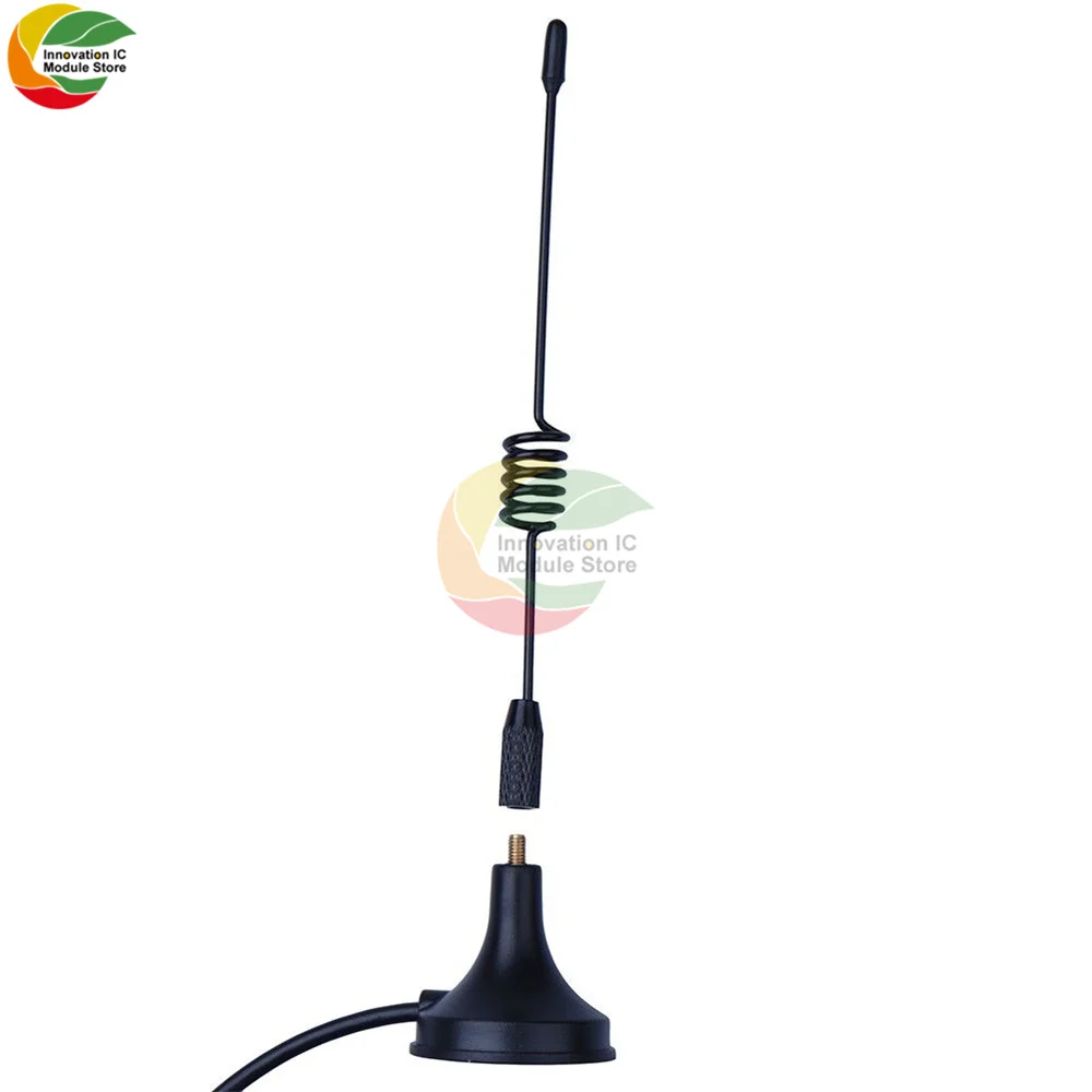 Антенна Ziqqucu GSM GPRS WCDMA 5dBi RG174 кабель 3 м SMA многочастотный 433 МГц 2G 3G всенаправленная