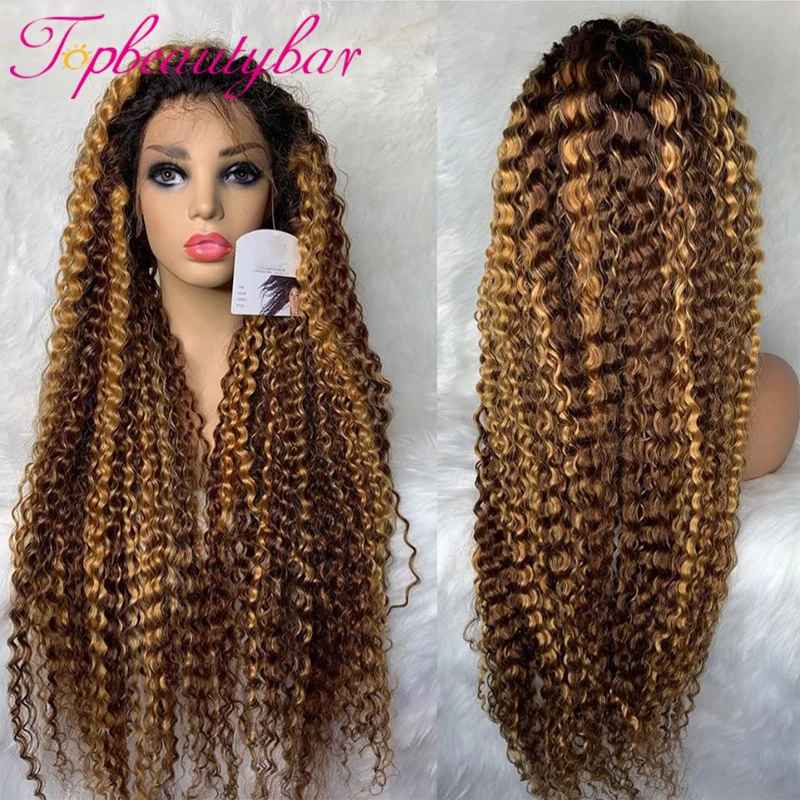 

4#27 Straight Body Wave Curly Lace Front Human Hair Wigs Brazilian Remy Lace Front Wig For Women