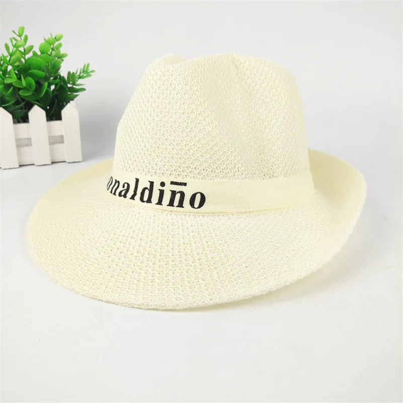 

Straw Hat Sunshade Beach Hats Sunscreen Male Ma'am Cowboy Sun Formal Sir Hat