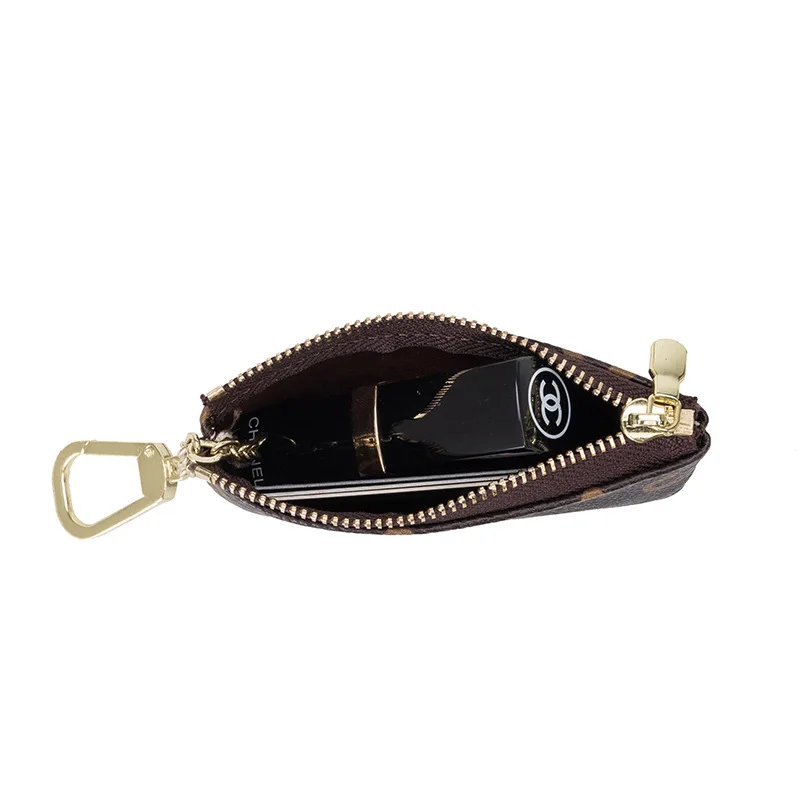 

2021 Mini Classical Wallet Luxury Purse Small Ladies Wallet Printed Poker Design Women Coin Purse Zipper Card Holder Bags