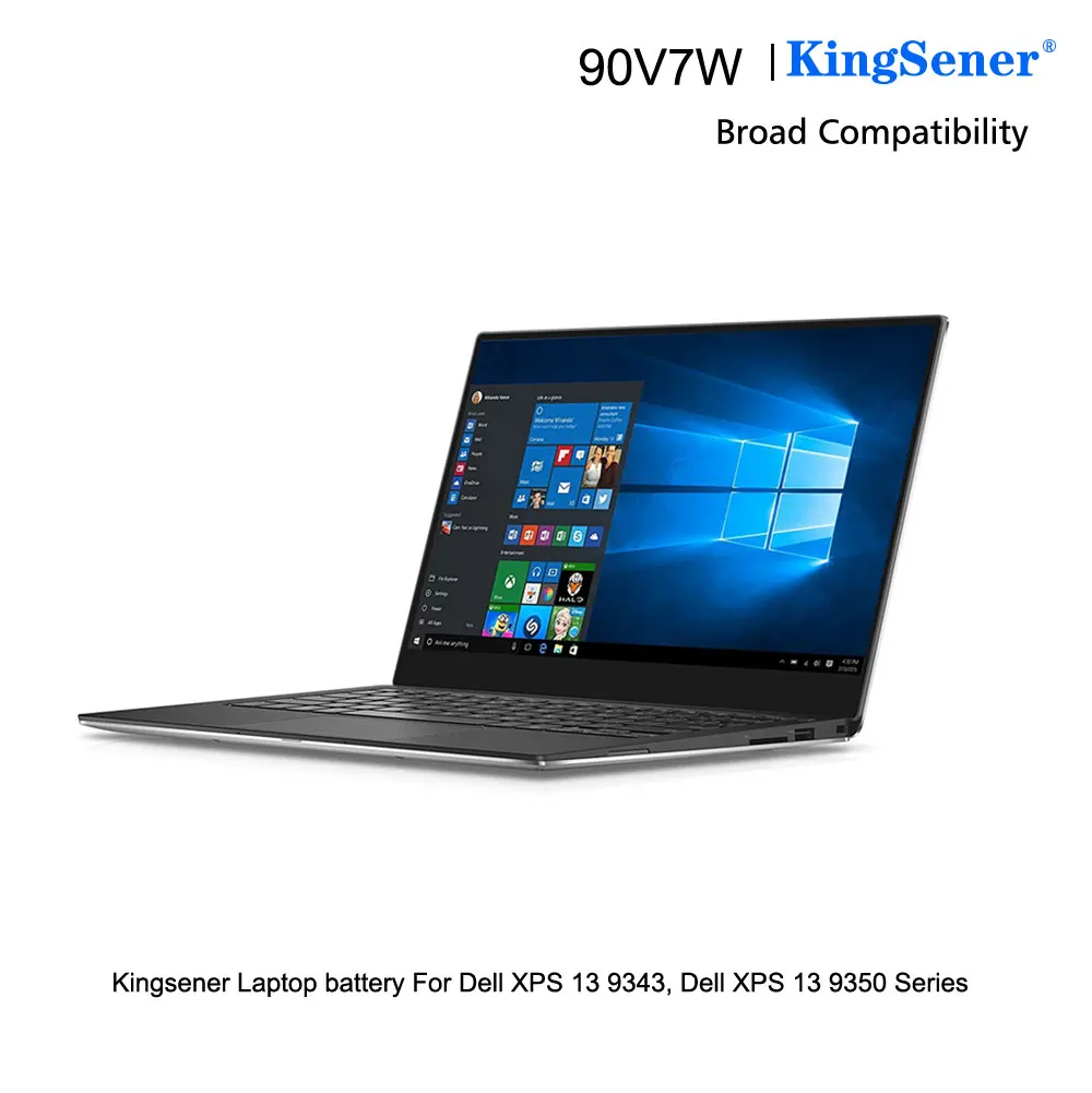 KingSener 90V7W JHXPY JD25G 090V7W ноутбук Батарея для Dell XPS 13 9343 XPS13 9350 13D-9343 P54G 0N7T6 5K9CP RWT1R 0 дзпв 56WH