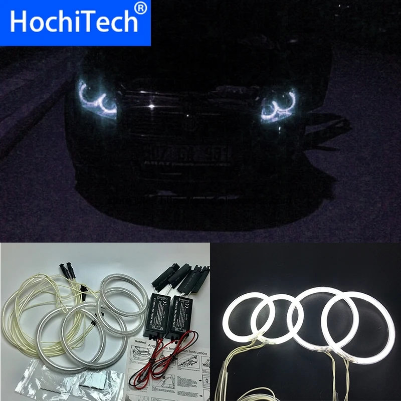 HochiTech для Fiat Linea 2007-2015 ультра яркий дневной светильник DRL CCFL ангельские глаза демон