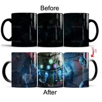 super gloves and diamonds mug 11oz creative ceramic color changing coffee cup mug new year gift mug