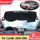 Противоскользящий коврик для приборной панели Toyota Corolla E120, E130, 2000, 2001, 2002, 2003, 2004, 2005, 2006, 2007